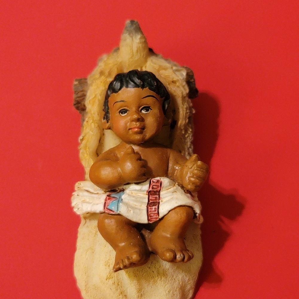 Aboriginal Nativity Scene. Vintage. EUC. - Picture 2 of 16